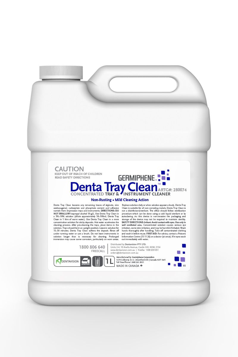 Germiphene Denta Tray Clean 1L - City Dental Supplies